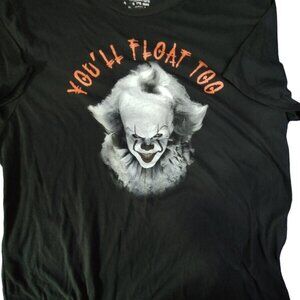 Pennywise Men's Black Clown‎ T Shirt Size 2XL